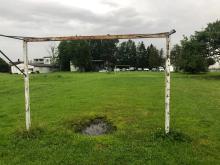 Fußballplatz unbenutzbar 