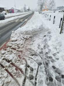 Schneeräumung für Fußgänger:innen eine Zumutung 