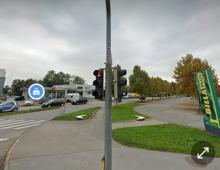 Ampelregelung für Fußgänger bei der Kreuzung Schwefel - Kastenlagen 
